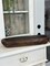 Rustic Wooden Dough Bowl Tray - Antique Brown Oval for Centerpieces, Candle Making, and Table Décor